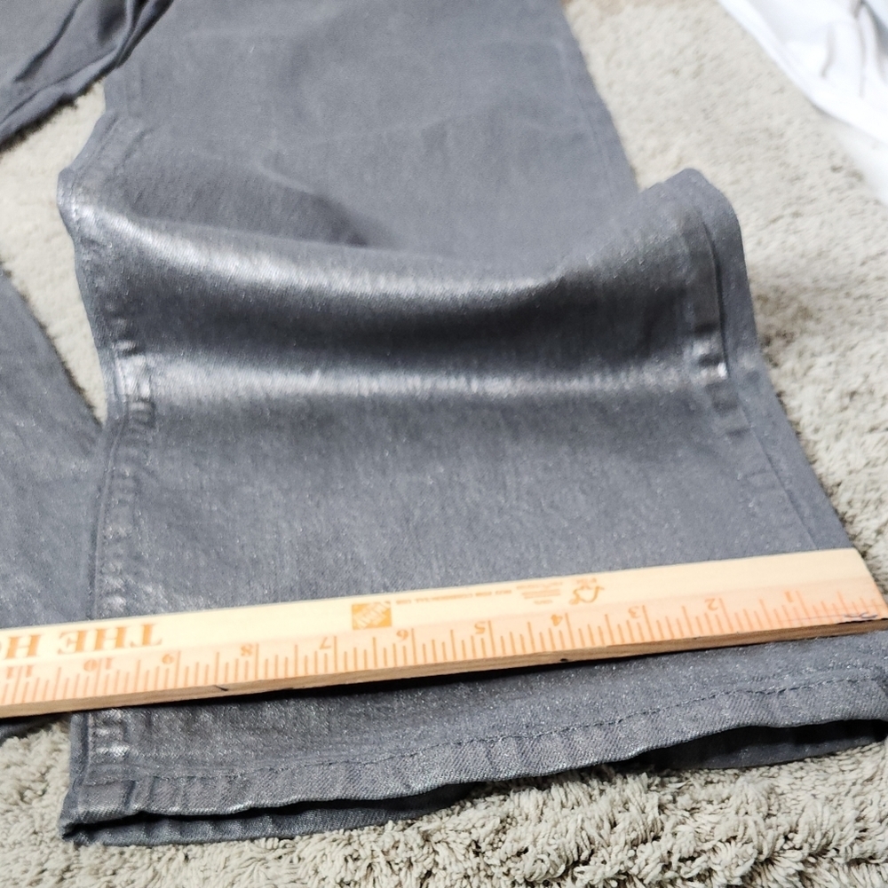 Women's High-Rise Baggy Jeans - Wild Fable Dark Gray 4 - Picture 13 of 16